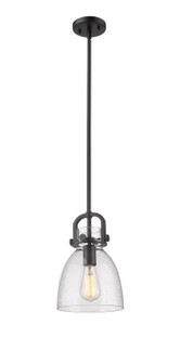 Downtown Urban One Light Mini Pendant in Matte Black (405|410-1SS-BK-G412-8SDY)