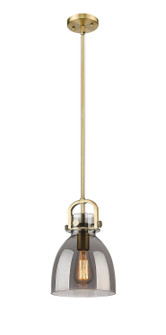 Downtown Urban One Light Pendant in Brushed Brass (405|410-1SS-BB-G412-8SM)