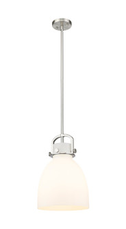 Downtown Urban One Light Pendant in Satin Nickel (405|410-1SM-SN-G412-10WH)