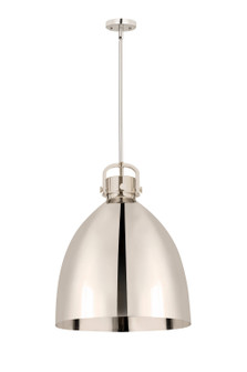 Downtown Urban One Light Pendant in Polished Nickel (405|410-1SL-PN-M412-18PN)