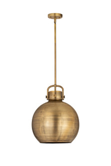 Downtown Urban One Light Pendant in Brushed Brass (405|410-1SL-BB-M410-14BB)