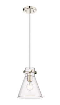 Downtown Urban One Light Pendant in Polished Nickel (405|410-1PS-PN-G411-8CL)