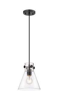 Downtown Urban One Light Pendant in Matte Black (405|410-1PS-BK-G411-8CL)