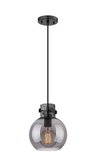 Newton One Light Mini Pendant in Matte Black (405|410-1PS-BK-G410-8SM)