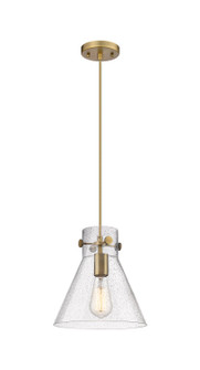 Downtown Urban One Light Pendant in Brushed Brass (405|410-1PM-BB-G411-10SDY)