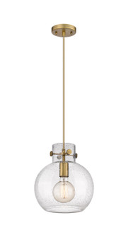Downtown Urban One Light Mini Pendant in Brushed Brass (405|410-1PM-BB-G410-10SDY)