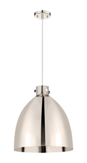 Downtown Urban One Light Pendant in Polished Nickel (405|410-1PL-PN-M412-18PN)