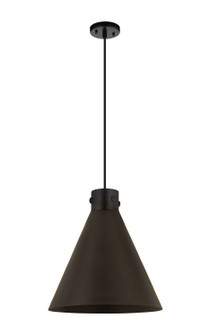 Downtown Urban One Light Pendant in Matte Black (405|410-1PL-BK-M411-16BK)