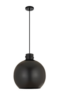 Downtown Urban One Light Pendant in Matte Black (405|410-1PL-BK-M410-16BK)