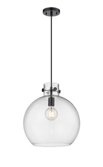 Downtown Urban One Light Pendant in Matte Black (405|410-1PL-BK-G410-14CL)