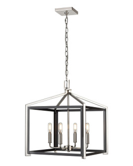 Downtown Urban LED Pendant in Black Polished Nickel (405|376-4CR-BPN-16)