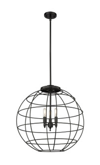 Essex Three Light Pendant in Matte Black (405|221-3S-BK-CE-22-BK)