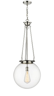Essex One Light Pendant in Polished Nickel (405|221-1P-PN-G202-16)