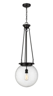 Essex One Light Pendant in Matte Black (405|221-1P-BK-G204-14)