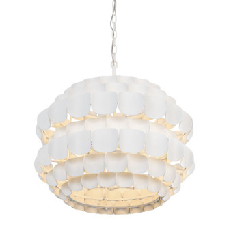 Swoon Six Light Pendant in Matte White (137|382P06MW)