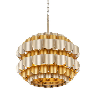 Swoon Three Light Pendant in Antique Gold/Gold Dust (137|382P03AGGD)