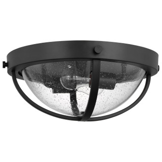 Lincoln Two Light Flush Mount in Matte Black (72|60-7672)