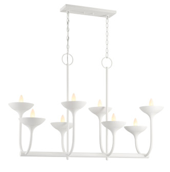 Ryton Eight Light Island Pendant in Plaster White (7|4718-892)