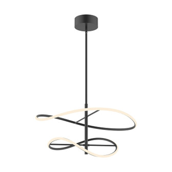 Collide LED Pendant in Black (347|PD96424-BK)