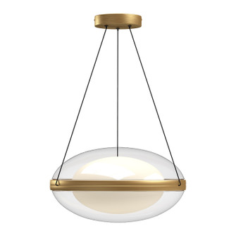 Virgo LED Pendant in Brushed Gold/Opal Glass (347|PD76316-BG/OP)