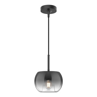 Samar One Light Pendant in Black/Smoked (347|PD57508-BK/SM)