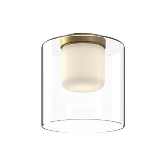 Birch LED Flush Mount in Brushed Gold/Clear (347|FM53509-BG/CL)