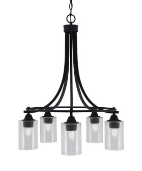 Paramount Five Light Chandelier in Matte Black (200|3415-MB-300)