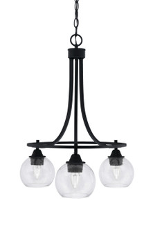 Paramount Three Light Chandelier in Matte Black (200|3413-MB-4100)