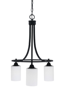 Paramount Three Light Chandelier in Matte Black (200|3413-MB-310)