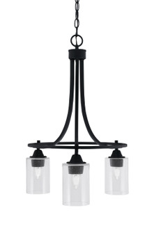 Paramount Three Light Chandelier in Matte Black (200|3413-MB-300)