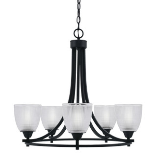Paramount Five Light Chandelier in Matte Black (200|3405-MB-500)