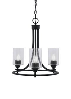 Paramount Three Light Chandelier in Matte Black (200|3403-MB-300)