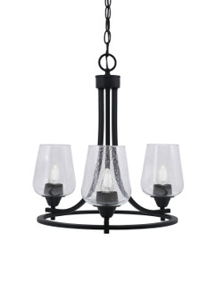 Paramount Three Light Chandelier in Matte Black (200|3403-MB-210)