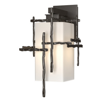 Tura One Light Outdoor Wall Sconce in Coastal Oil Rubbed Bronze (39|302581-SKT-14-GG0093)