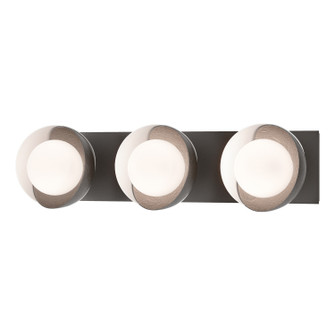 Brooklyn Brooklyn 3-Light Straight Double Shade Bath Sconce in Oil Rubbed Bronze (39|201378-SKT-14-02-GG0711)