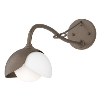Brooklyn Brooklyn 1-Light Double Shade Long-Arm Sconce in Bronze (39|201377-SKT-05-02-GG0711)