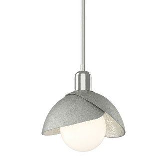 Brooklyn Brooklyn Double Shade Mini Pendant in Sterling (39|181183-SKT-MULT-85-85)