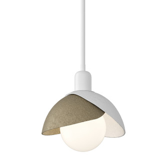 Brooklyn Brooklyn Double Shade Mini Pendant in White (39|181183-SKT-MULT-02-84)