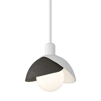 Brooklyn Brooklyn Double Shade Mini Pendant in White (39|181183-SKT-MULT-02-14)