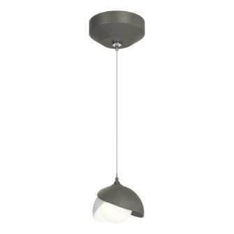 Brooklyn Brooklyn Double Shade Low Voltage Mini Pendant in Natural Iron (39|161183-SKT-STND-20-02-GG0711)