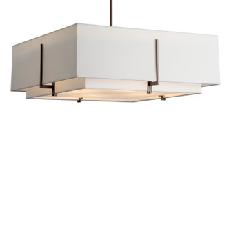 Exos Exos Square Large Double Shade Pendant in Bronze (39|139635-SKT-MULT-05-SF2012-SF2401)
