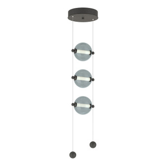 Abacus Abacus 3-Light LED Pendant in Natural Iron (39|139059-LED-STND-20-YL0668)