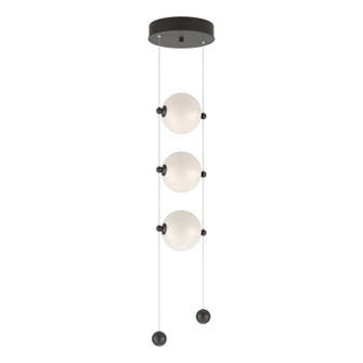Abacus Abacus 3-Light LED Pendant in Oil Rubbed Bronze (39|139059-LED-STND-14-GG0668)