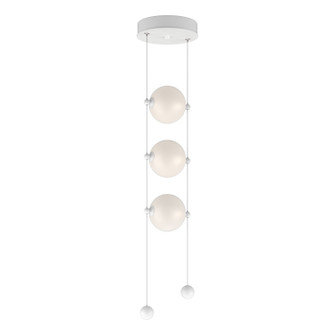 Abacus Abacus 3-Light LED Pendant in White (39|139059-LED-STND-02-GG0668)