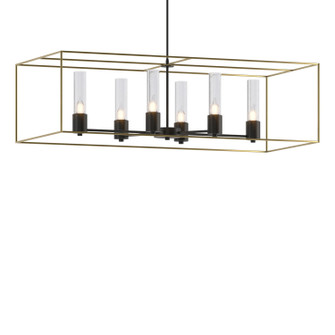Portico Six Light Pendant in Black (39|138940-SKT-MULT-10-86-II0392)