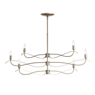 Willow Six Light Chandelier in Ink (39|136350-SKT-MULT-89)