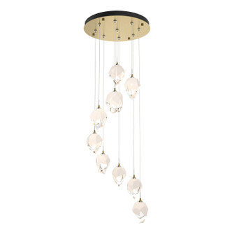 Chrysalis Chrysalis 9-Light Small Crystal Pendant in Modern Brass (39|131140-SKT-STND-86-WP0754)