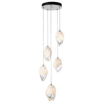 Chrysalis Chrysalis 5-Light Large Crystal Pendant in White (39|131138-SKT-LONG-02-WP0755)