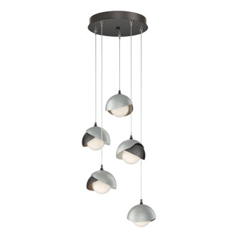 Brooklyn Brooklyn 5-Light Double Shade Pendant in Ink (39|131125-SKT-STND-89-82-GG0711)