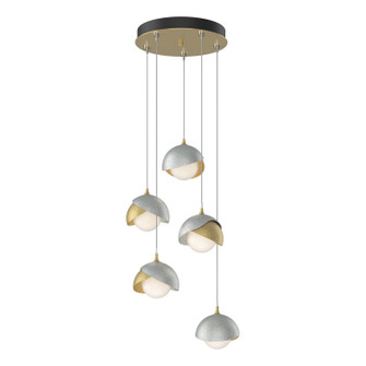 Brooklyn Brooklyn 5-Light Double Shade Pendant in Modern Brass (39|131125-SKT-STND-86-82-GG0711)